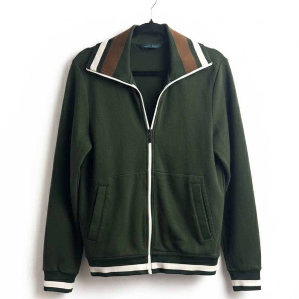 Perry Ellis full-zip track jacket.